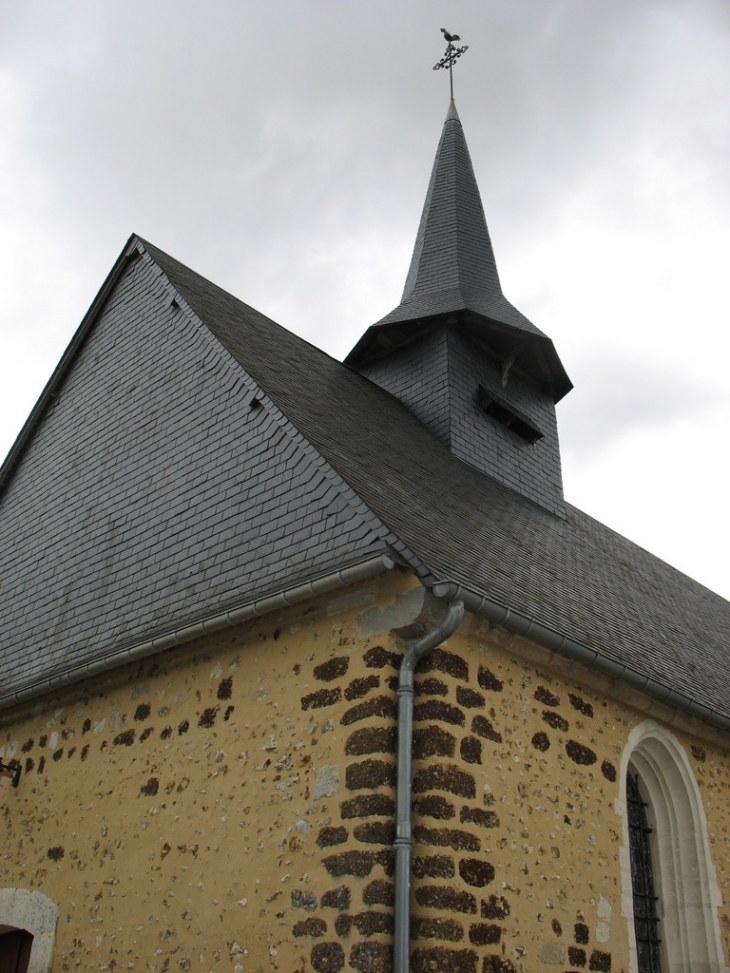 Le clocher de l'église Saint-Martin - Caorches-Saint-Nicolas