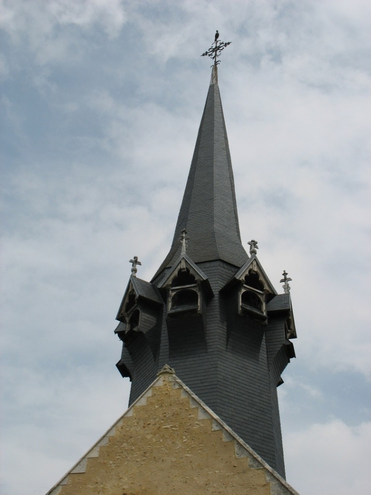 Flèche octogonale de l'église Saint-Martin - Cintray