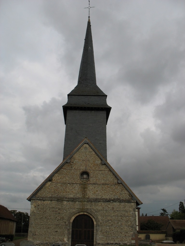 Façade de l'église Notre-Dame - Corneuil