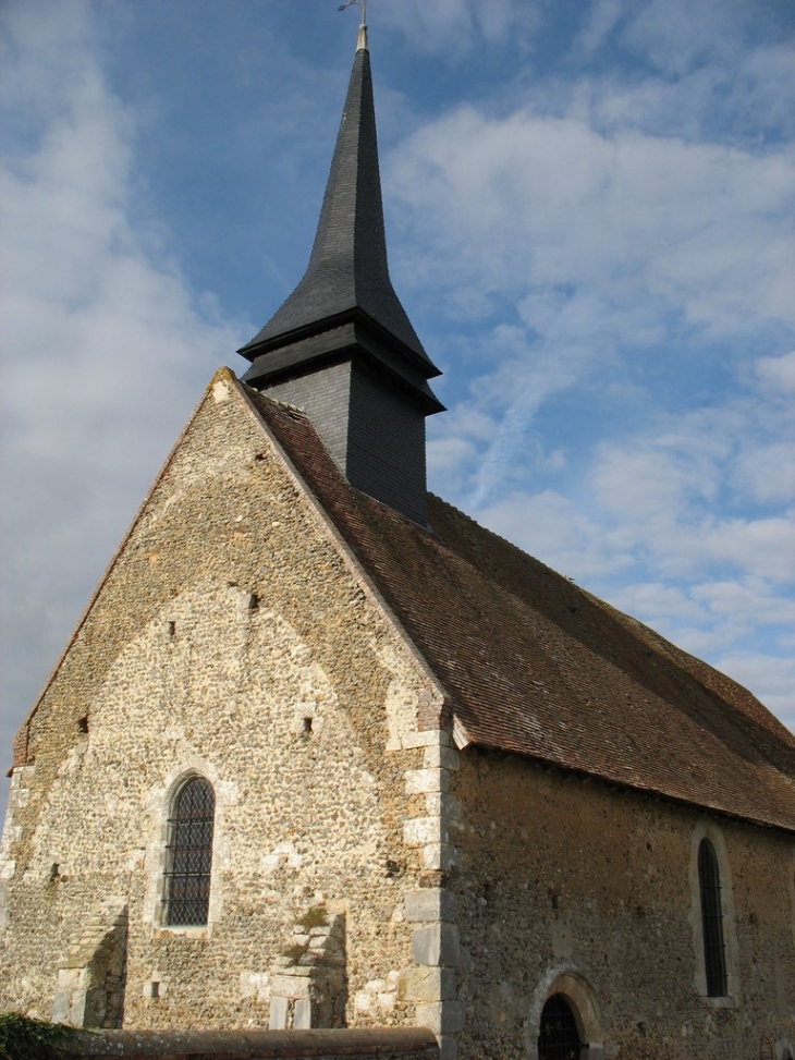 Façade de l'église - Courdemanche