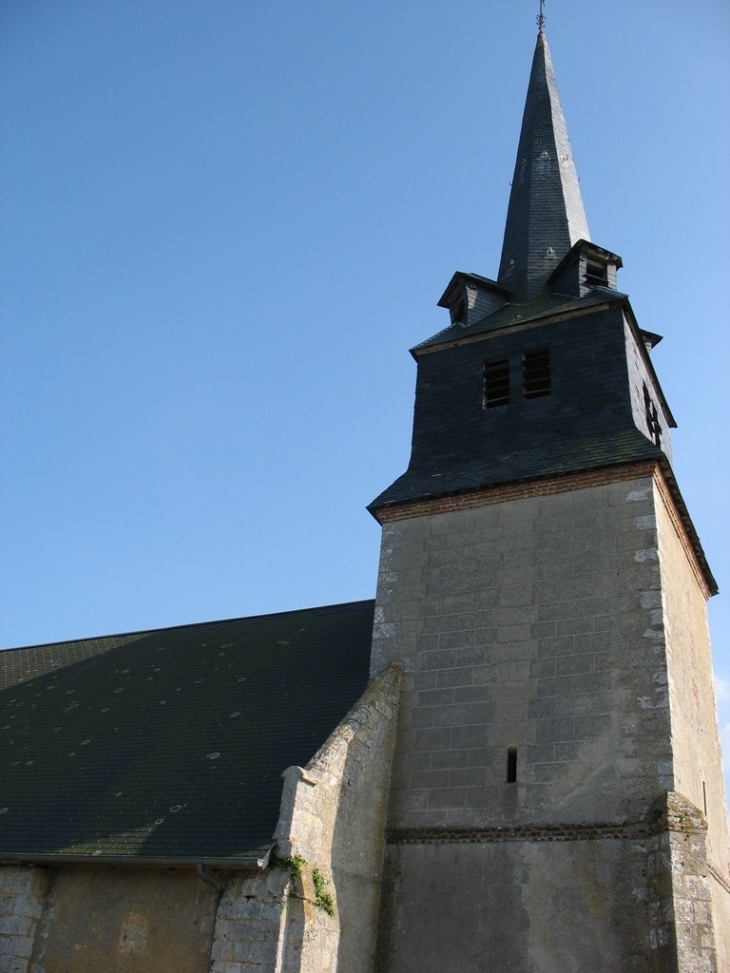 Tour et clocher de l'église Saint-Martin - Fatouville-Grestain
