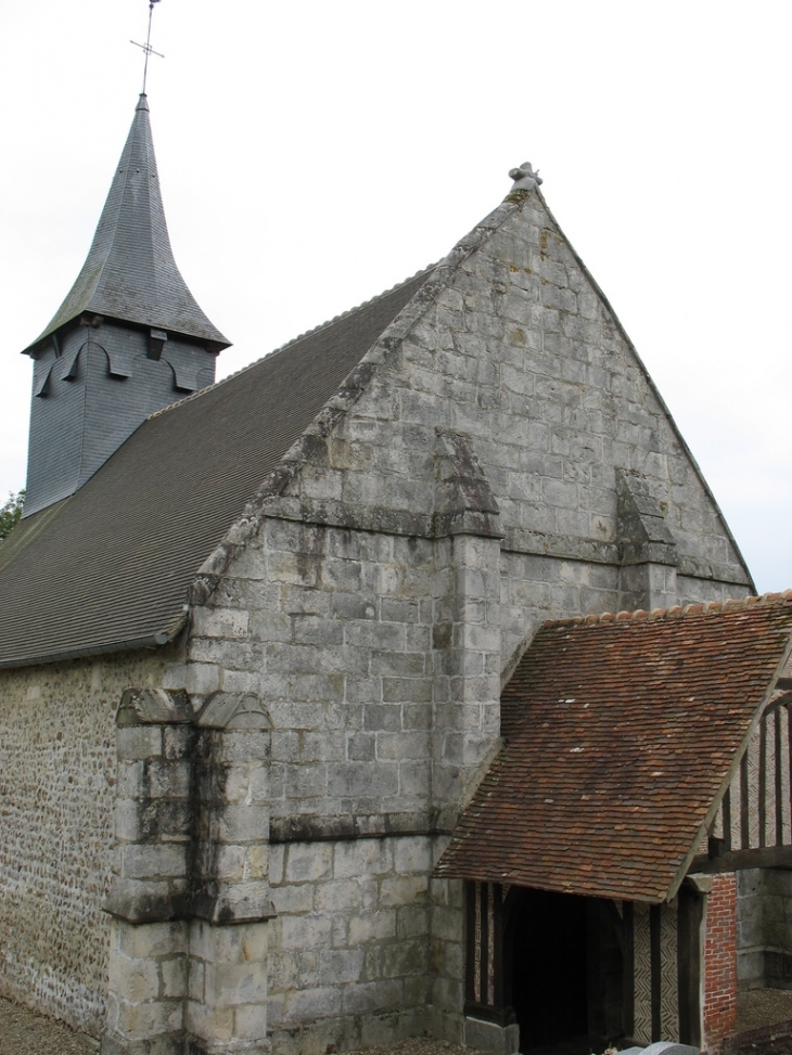Eglise Saint-Hilaire (façade) - Ferrières-Saint-Hilaire