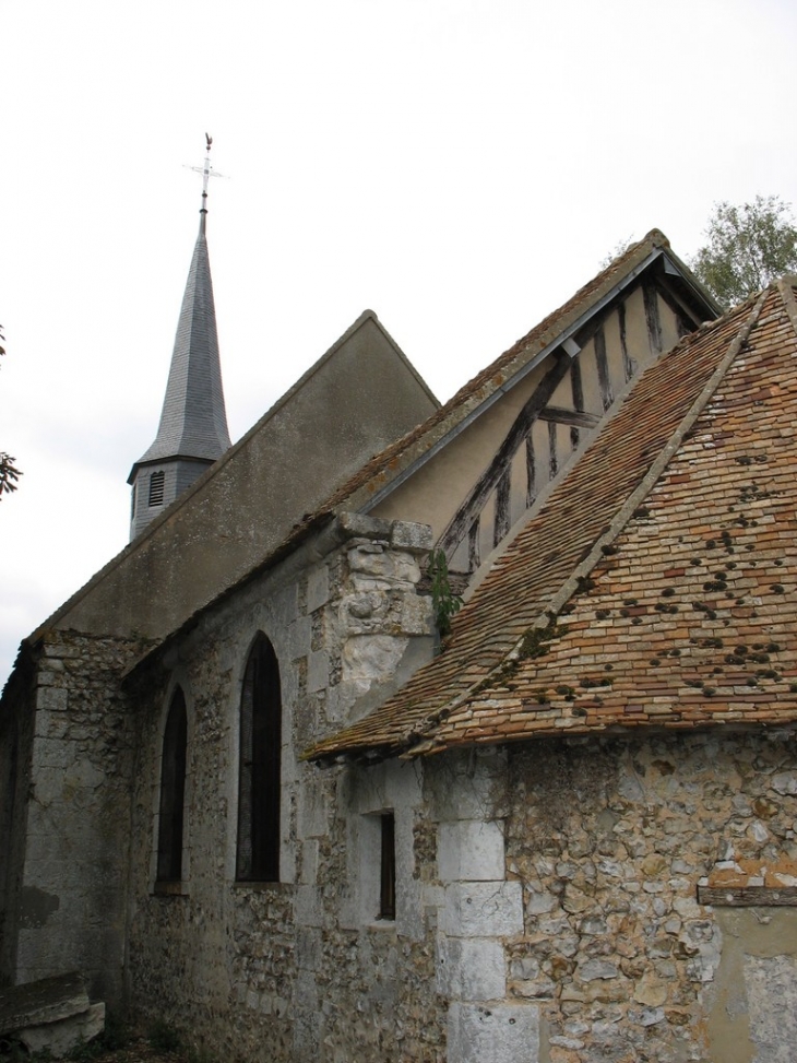 Chevet de l'église Saint-Amand - Feuguerolles