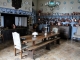 Le château de Fleury la Forêt. Ses cuisines.