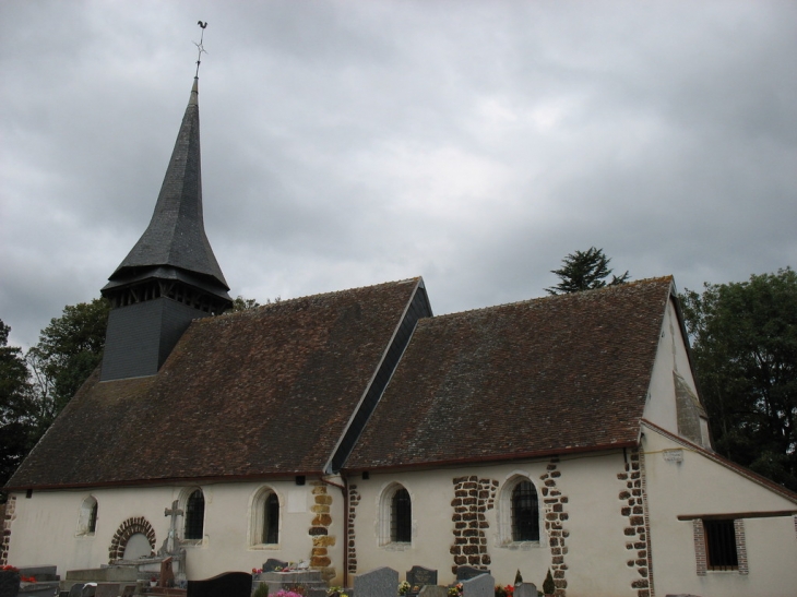 Vue générale de l'église - Guernanville