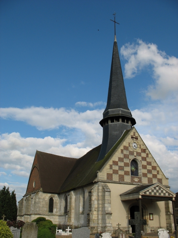 Eglise des trois-Marie (Façade et porche) - Guichainville