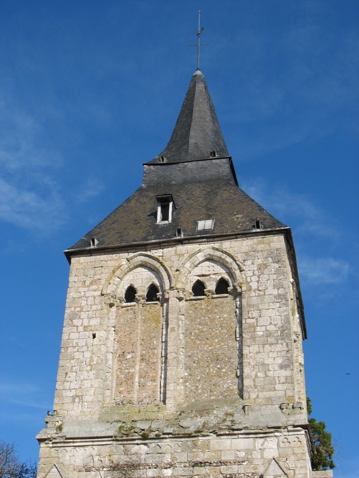 Tour-clocher du XIIIe - Heudebouville