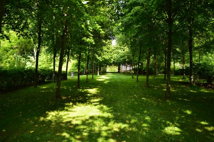 Le parc du château. - Heudicourt