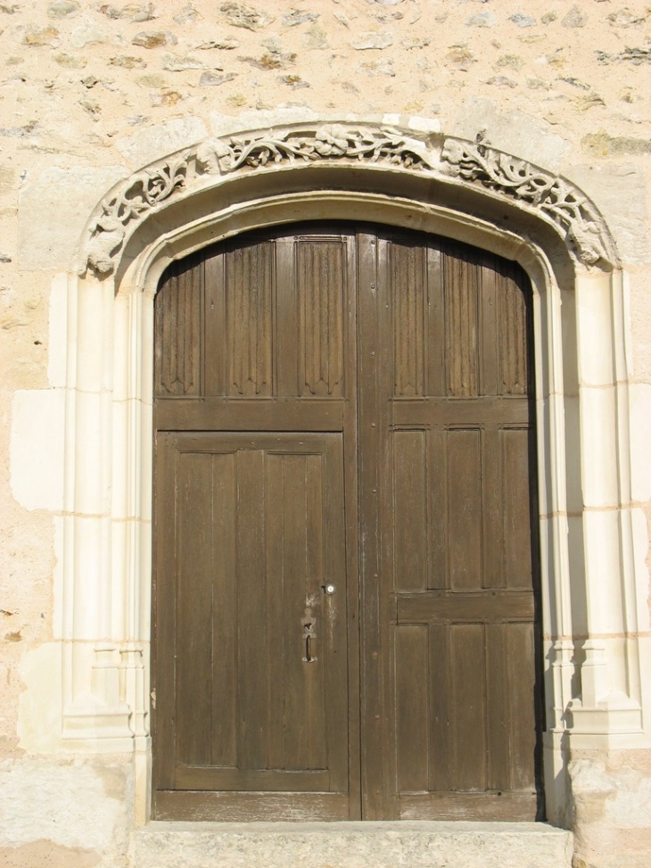 Portail ouest de l'église Notre-Dame - Houlbec-Cocherel
