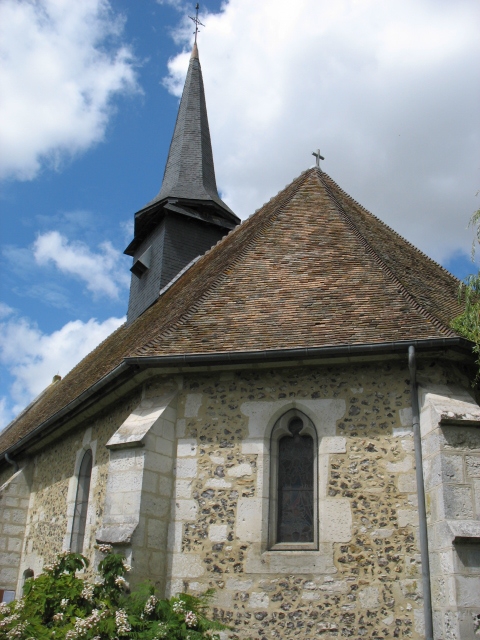 Chevet de l'église Sainte-Colombe - Irreville