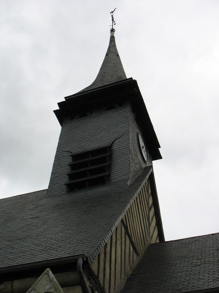 Le clocher de l'église Notre-Dame - Jonquerets-de-Livet