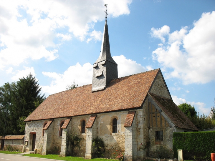 Vue de l'église Saint-Nicolas - La Haye-de-Calleville