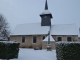 l'église sous la neige 