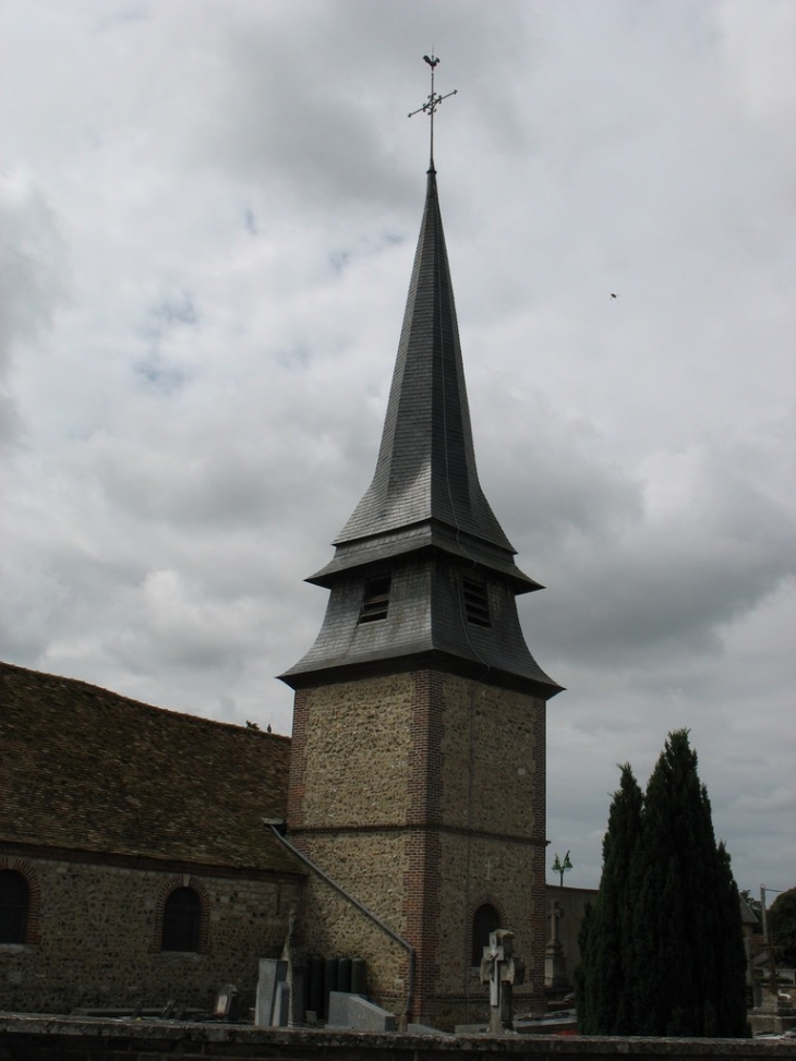 Eglise Saint-André (le clocher) - Le Boulay-Morin