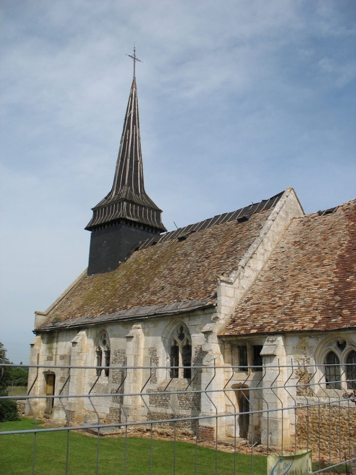 Eglise de Sainte-Opportune-La-Campagne (en restauration) - Le Plessis-Sainte-Opportune