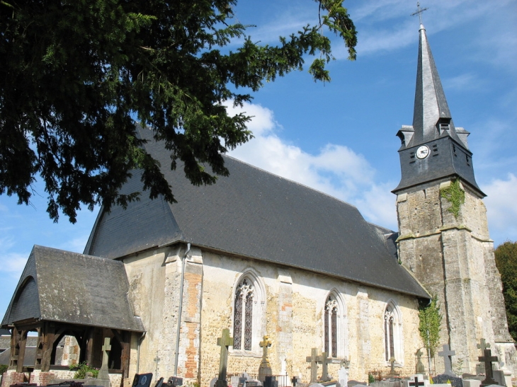 Côté sud de l'église Saint-Ouen - Morainville-Jouveaux