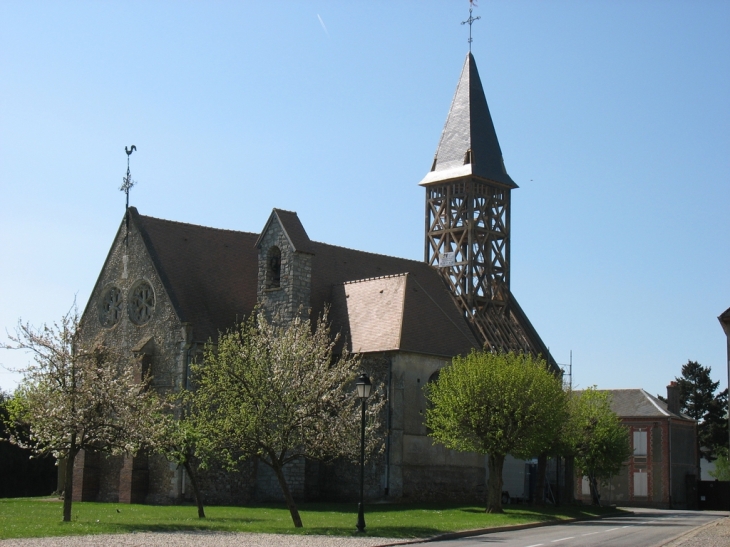 Vue générale de l'église - Mousseaux-Neuville
