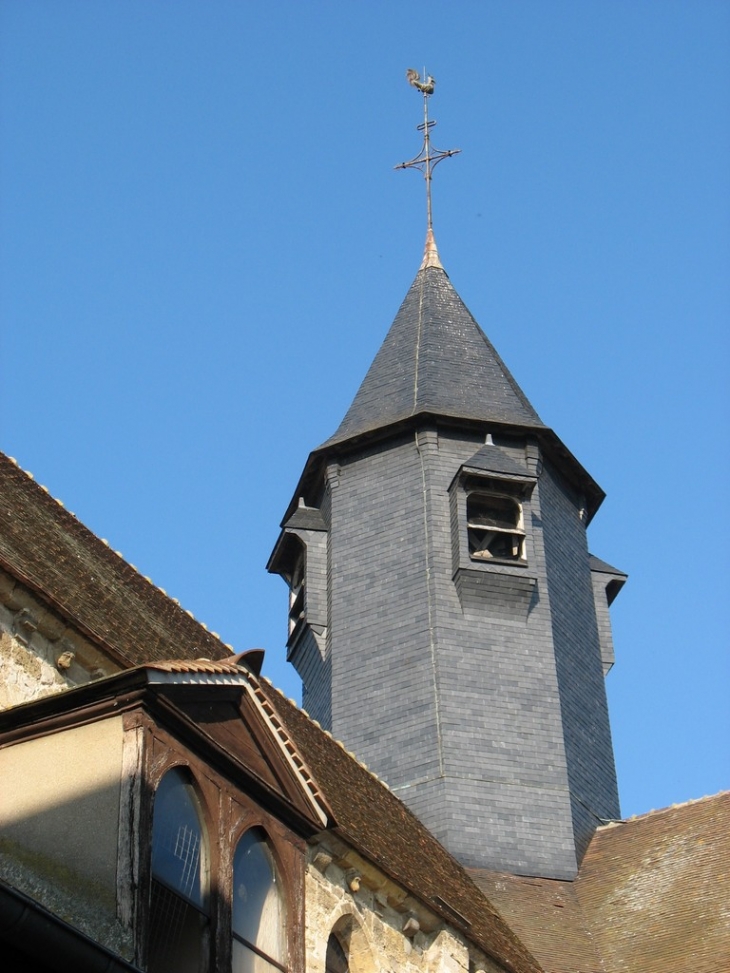 Eglise Saint-Aubin (le clocher) - Pacy-sur-Eure