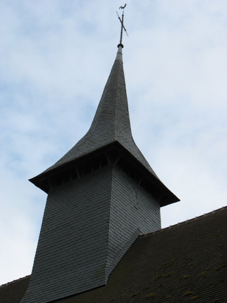 Clocher de l'église Saint-Aubin - Romilly-la-Puthenaye