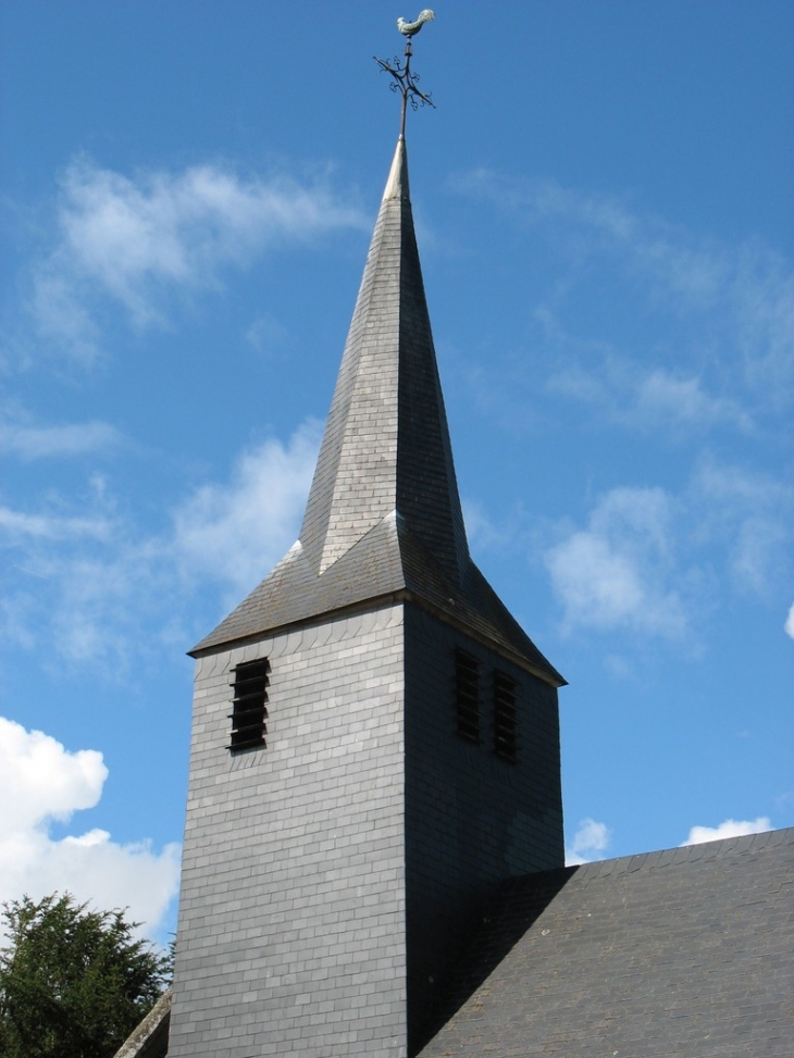 Le clocher de l'église Saint-Martin - Saint-Martin-Saint-Firmin