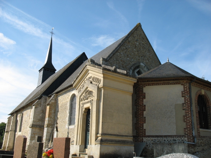 Chevet de l'église Saint-Sylvestre - Saint-Sylvestre-de-Cormeilles