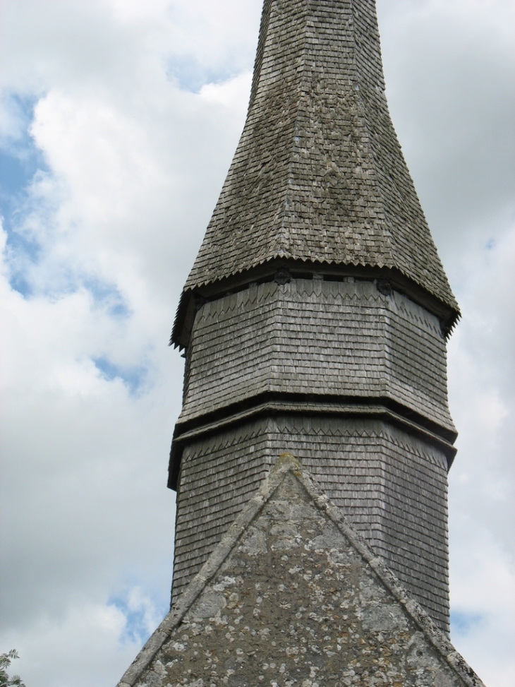 Détails du clocher - Saint-Victor-de-Chrétienville