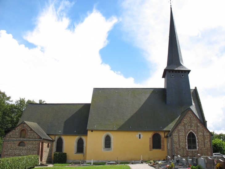 L'église vue du Cimetière - Verneusses