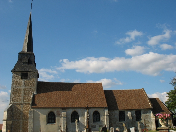 Vue de l'église côté sud - Villez-sur-le-Neubourg