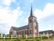 Photo suivante de Ancretiéville-Saint-Victor L'église Saint Victor fut réédifiée par l'architecte Martin en 1858-1859. Deux petites tourelles en briques ornent le clocher de l'église.