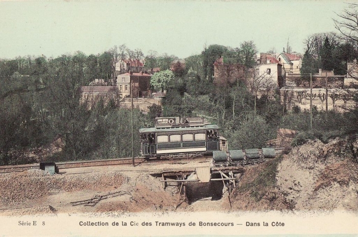 Collection de la Compagnie des Tramways-Dans la côte - Bonsecours