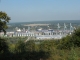 Panorama du terminal portuaire de Grand-Couronne.
