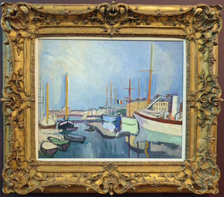 MuMa : DUFY Le port des yachts dans le bassin du Commerce au Havre 1905 - Le Havre