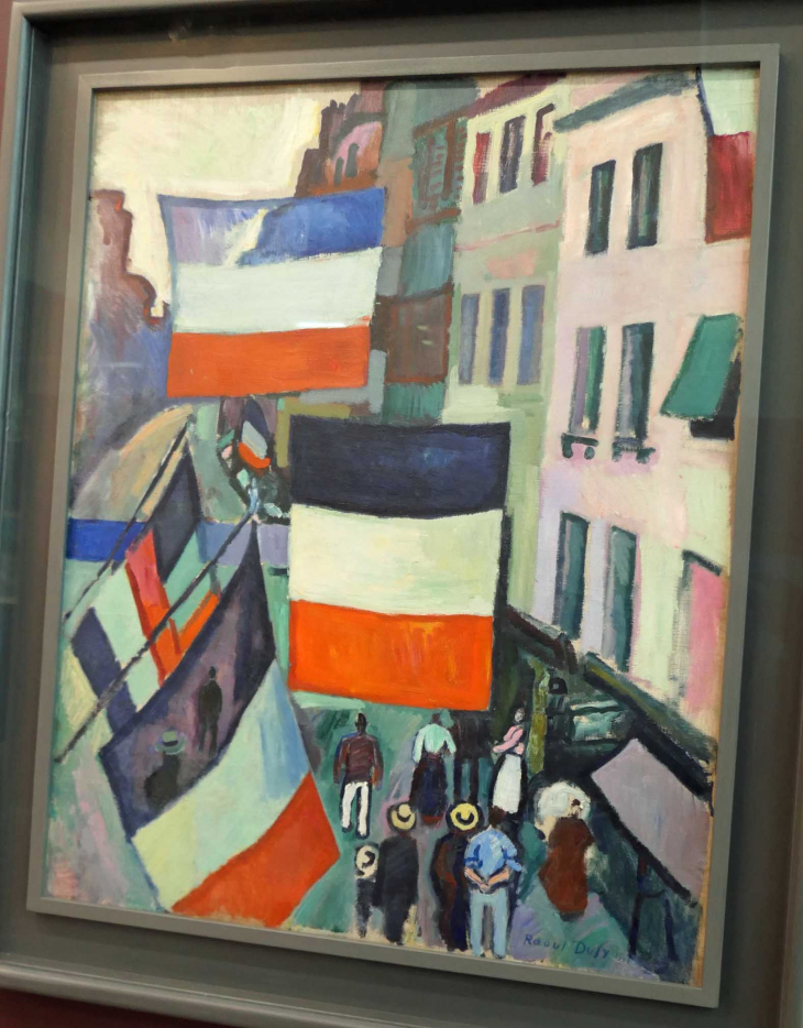 MuMa : DUFY La rue pavoisée 1906 - Le Havre