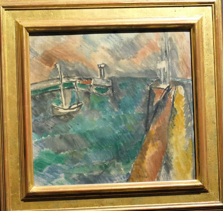 MuMa : DUFY l'entrée du port du Havre 1910 - Le Havre