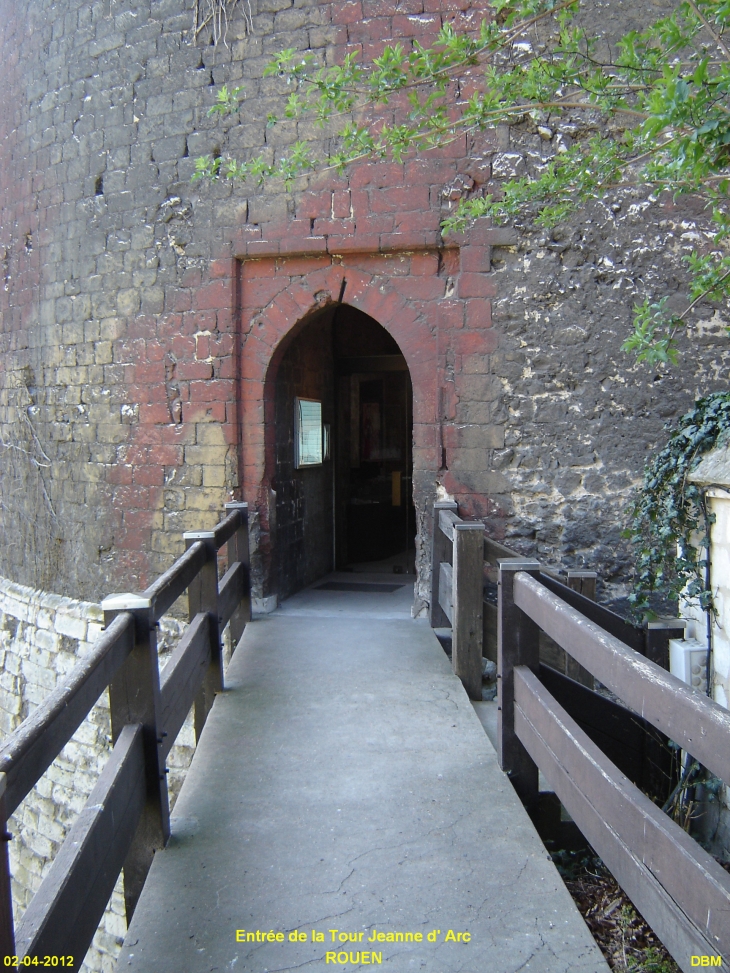 Entrée de la Tour Jeanne d' Arc - Rouen