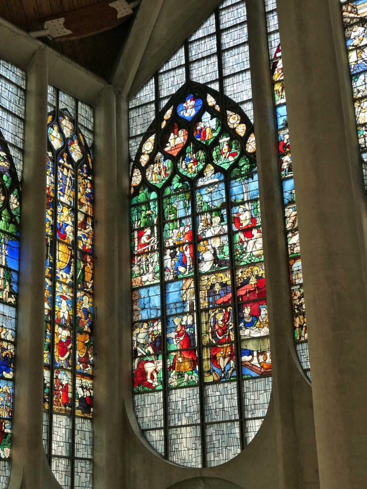 L'église Sainte Jeanne d'Arc : les vitraux du 16ème siècle - Rouen