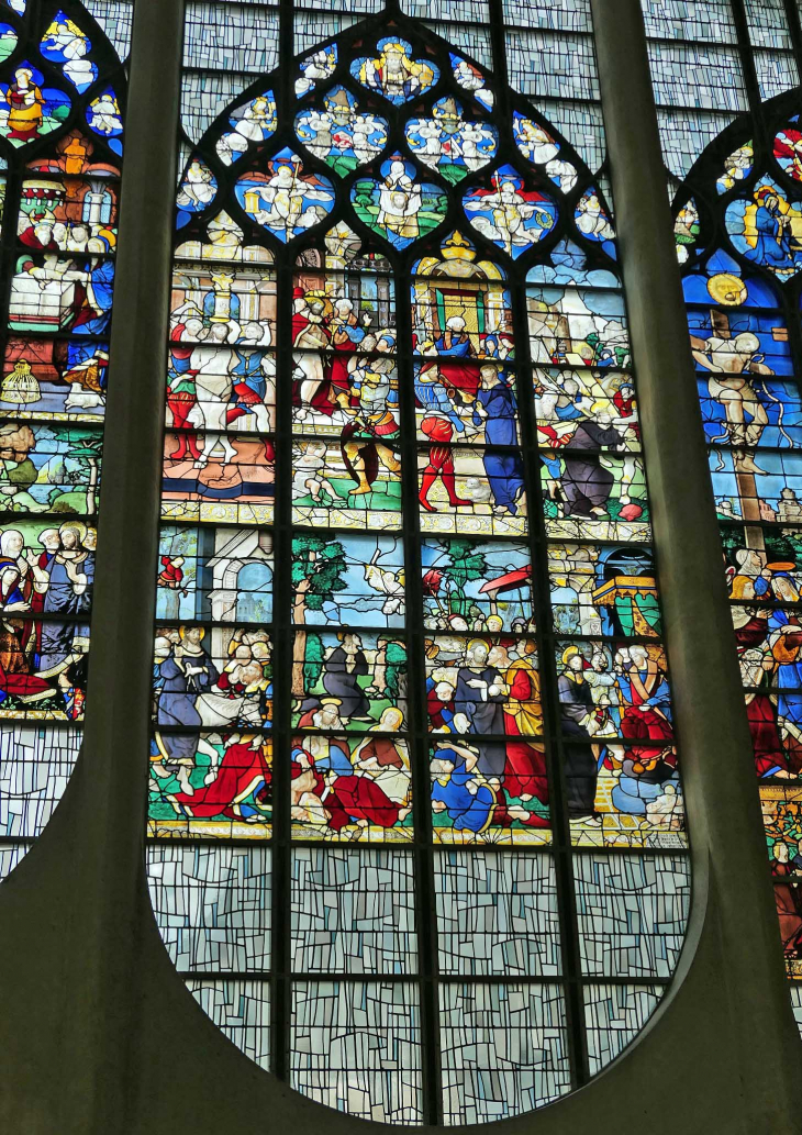 Le vitrail de la passion du Christ - Rouen