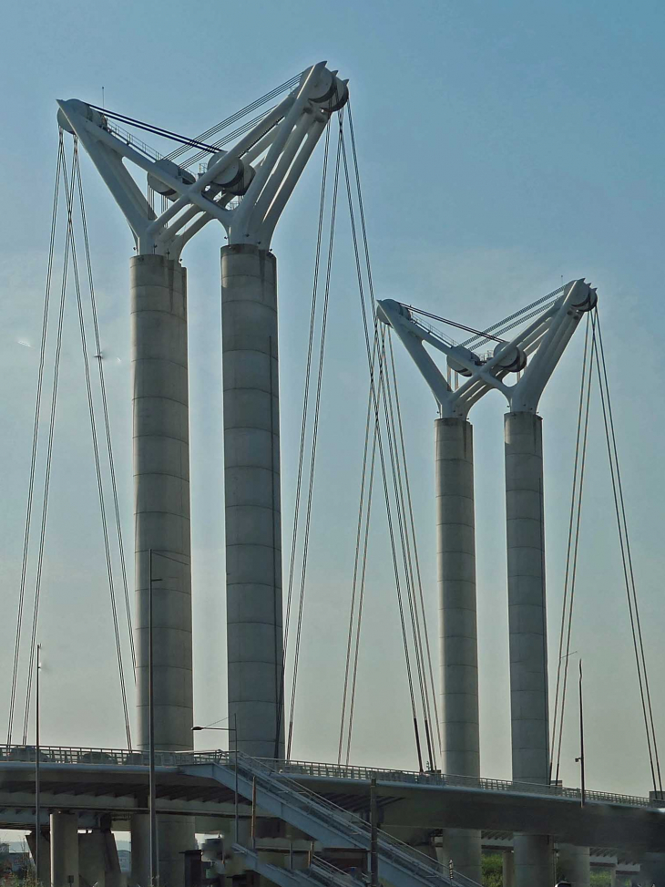 Le pont Gustave Flaubert - Rouen