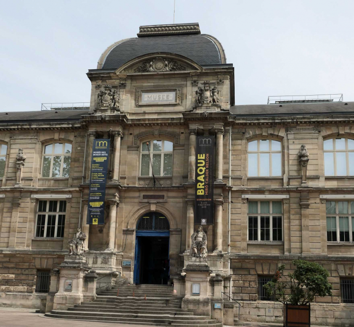 L'entrée du musée des Beaux Arts - Rouen