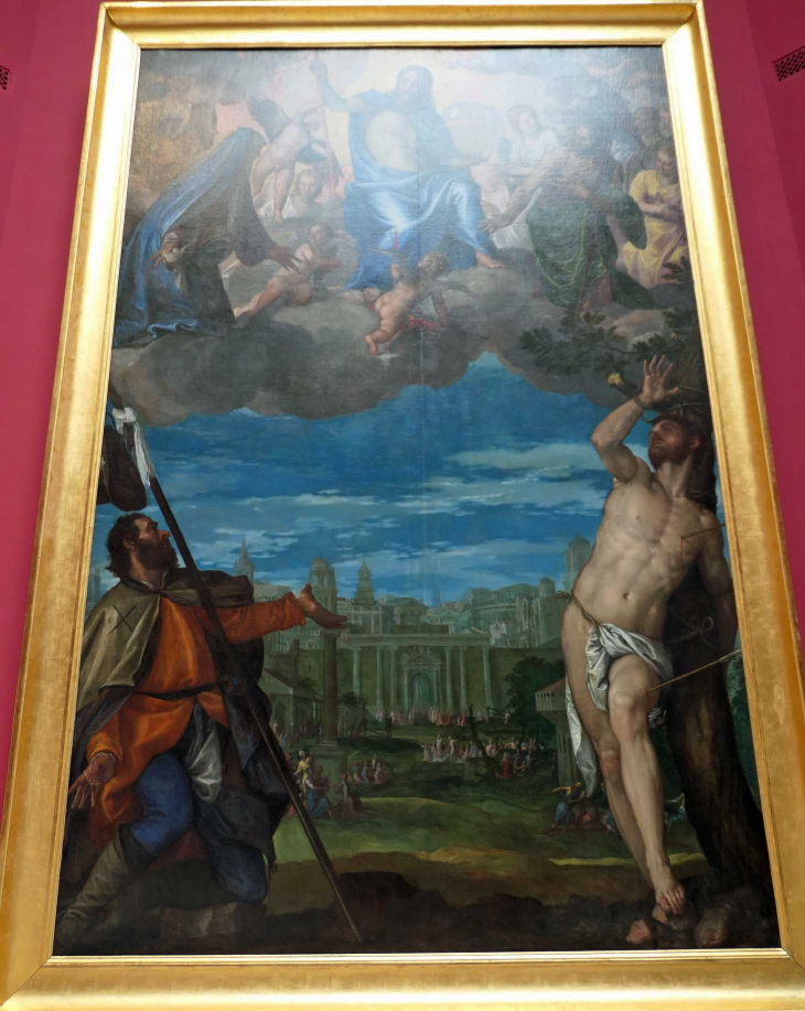 Musée des Beaux Arts : 16e siècle VERONESE Le Christ arrêtant la peste - Rouen