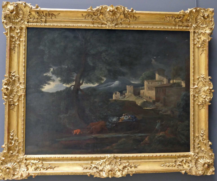 Musée des Beaux Arts : 17e siècle POUSSIN L'orage - Rouen