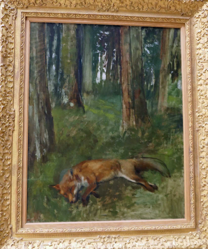Musée des Beaux Arts : Impressionnistes DEGAS Renard mort sous bois - Rouen