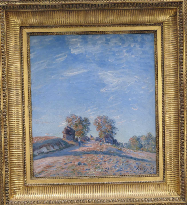 Musée des Beaux Arts : Impressionnistes SiSLEY Route montant au soleil - Rouen