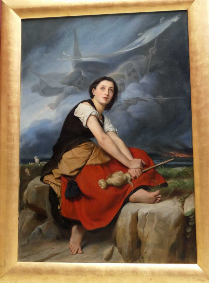 Musée des Beaux Arts : Jeanne d'Arc écoutant ses voix - Rouen