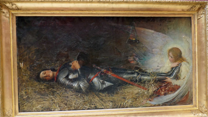 Musée des Beaux Arts : le sommeil de Jeanne d'Arc (JOY 1895) - Rouen