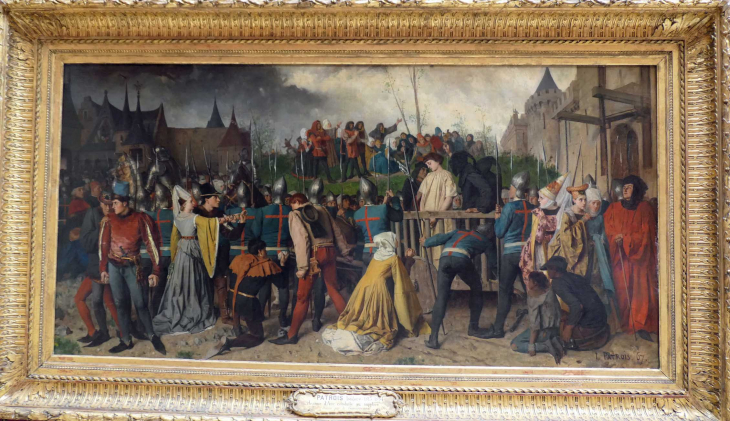 Musée des Beaux Arts : Jeanne d'Arc allant au supplice - Rouen