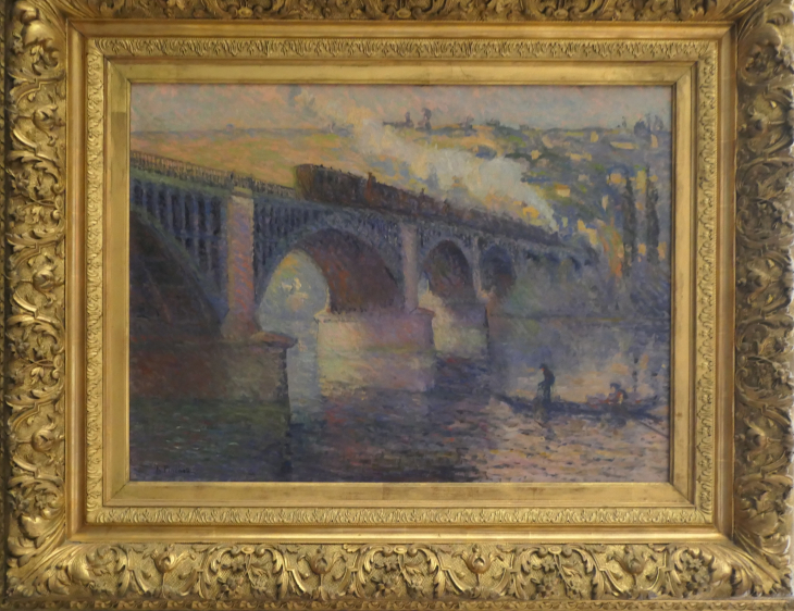 Musée des Beaux Arts : PINCHON Le pont 1834 - Rouen