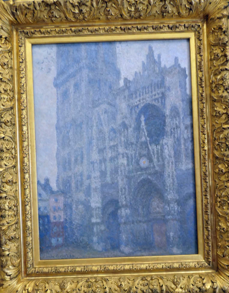 Musée des Beaux Arts : Claude MONET cathédrale temps gris 1894 - Rouen