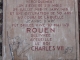 Photo suivante de Rouen Plaque appliquée sur la Tour Jeanne d' Arc