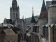 Photo suivante de Rouen l'église Saint Maclou vue de l'Historial Jeanne d'Arc